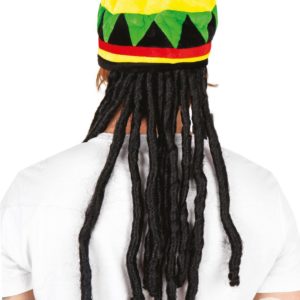 ACCESSOIRES DE FETE-CHAPEAU RASTA-JAMAIQUE-CHAPEAU JAMAIQUE-RASTA
