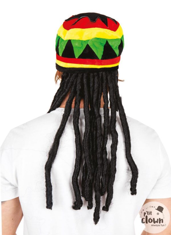 ACCESSOIRES DE FETE-CHAPEAU RASTA-JAMAIQUE-CHAPEAU JAMAIQUE-RASTA