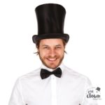 ACCESSOIRES DE FETE-CHAPEAUX-CHAPEAU HAUT DE FORME-CHAPEAU HAUT DE FORME 20CM