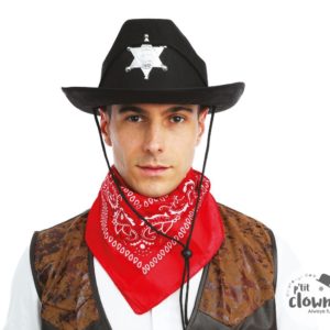 ACCESSOIRES DE FETE-CHAPEAUX-CHAPEAU SHERIF-CHAPEAU COWBOY