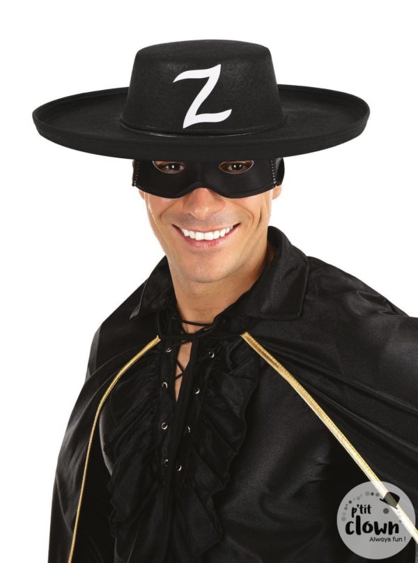 ACCESSOIRES DE FETE-CHAPEAUX-CHAPEAU ZORRO