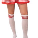 ACCESSOIRES DE FETE-CHAUSSETTES POMPOM GIRL-CHAUSSETTES