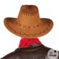 ACCESSOIRES DE FETE-CHEAPEAU COWBOY-CHAPEAUX-COWBOY-CHAPEAU COWBOY MARRON