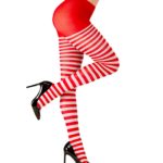 ACCESSOIRES DE FETE-COLLANTS-COLLANT RAYE-COLLANT BLANC ET ROUGE