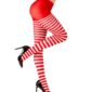 ACCESSOIRES DE FETE-COLLANTS-COLLANT RAYE-COLLANT BLANC ET ROUGE