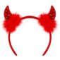 ACCESSOIRES DE FETE-CORNES DE DIABLE-CORNES DE DEMON-SERRE TETE DIABLE-SERRE TETE DEMON ROUGE