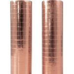 ACCESSOIRES DE FETE-COTILLONS-SERPENTINS-SERPENTINS ROSE GOLD-ROULEAUX SERPENTIN