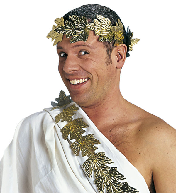 ACCESSOIRES DE FETE-COURONNE DE LAURIER-COURONNE DE ROMAIN-ACCESSOIRES ROMAIN