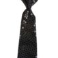 ACCESSOIRES DE FETE-CRAVATE-CRAVATE A SEQUINS-CRAVATE NOIR-DISCO-ACCESSOIRES DISCO