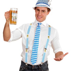 ACCESSOIRES DE FETE-CRAVATE-CRAVATE BAVAROISE-ACCESSOIRES BAVAROIS-OKTOBERFEST