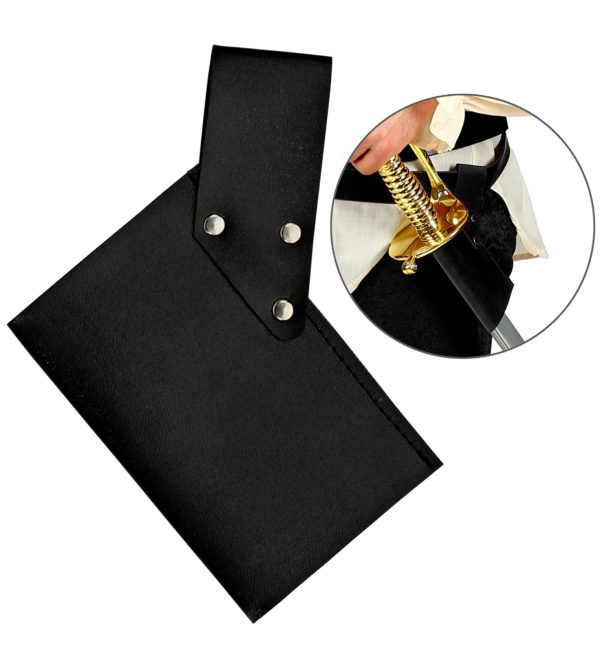 ACCESSOIRES DE FETE-EPEE-ETUI EPEE-CHEVALIER-ACCESSOIRES CHEVALIER-ETUI EPEE NOIR