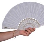 ACCESSOIRES DE FETE-EVENTAIL-EVENTAIL BLANC-ACCESSOIRES PAYS