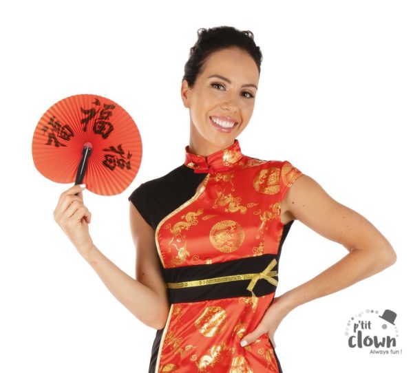 ACCESSOIRES DE FETE-EVENTAIL-EVENTAIL CHINOIS-ACCESSOIRES CHINOIS