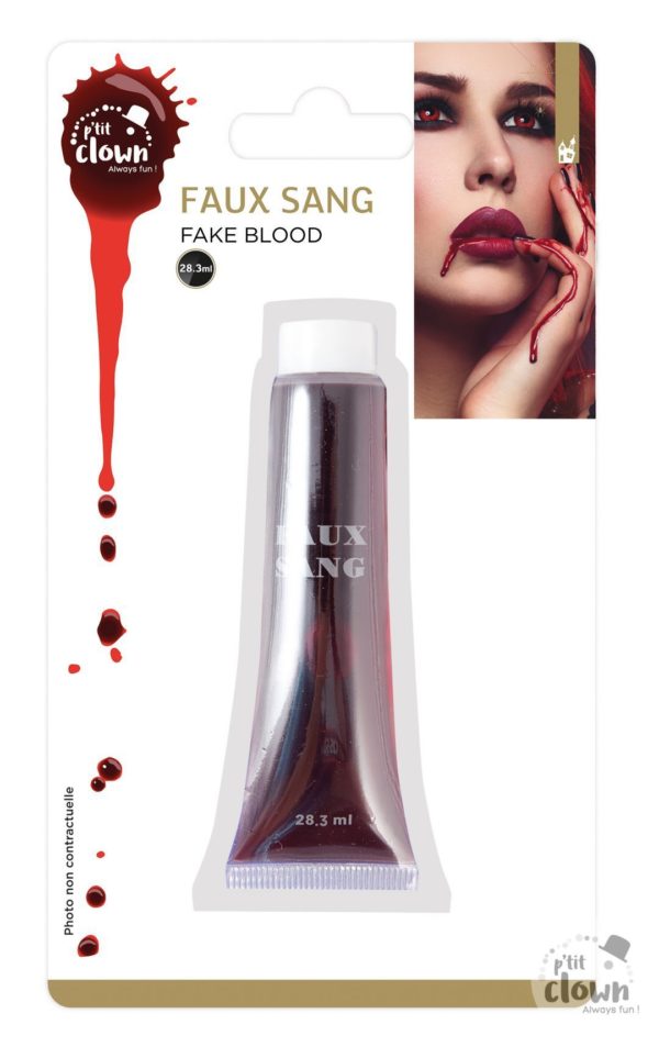 ACCESSOIRES DE FETE-FAUX SANG-GEL-HALLOWEEN