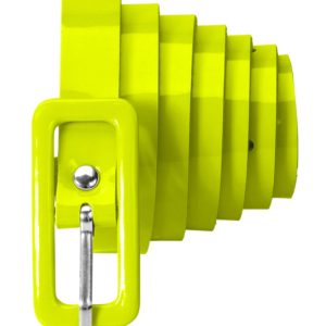 ACCESSOIRES DE FETE-FLUO-ACCESSOIRES FLUO-CEINTURE FLUO-ANNEES 80-DISCO-CEINTURE JAUNE FLUO