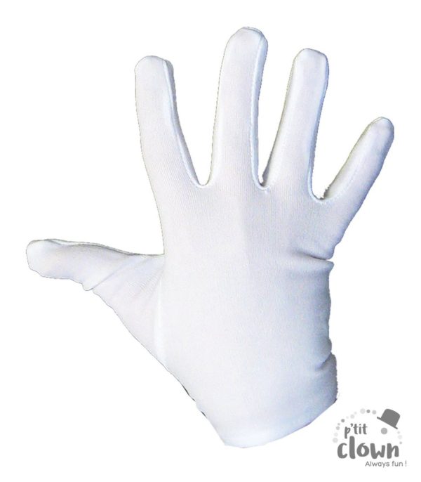 ACCESSOIRES DE FETE-GANTS BLANCS-GANTS BLANC ENFANT-GANTS