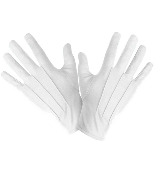 ACCESSOIRES DE FETE-GANTS-GANTS ADULTE-GANTS BLANCS