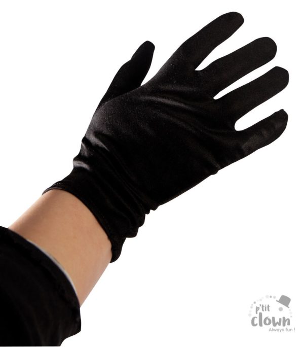 ACCESSOIRES DE FETE-GANTS NOIRS-GANTS-GANTS ADULTE