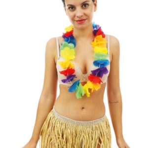 ACCESSOIRES DE FETE-HAWAI-COLLIER HAWAIEN-COLLIER FLEURS