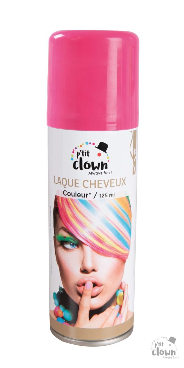 ACCESSOIRES-DE-FETE-LAQUE-CHEVEUX-SPRAY-CHEVEUX-ROSE