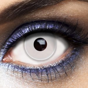ACCESSOIRES DE FETE-LENTILLES-LENTILLES BLANCHE-MAQUILLAGE-EFFET
