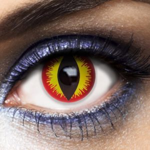 ACCESSOIRES DE FETE-LENTILLES-MAQUILLAGE-EFFET-LENTILLES OEIL DE CHAT-LENTILLES DIABLE
