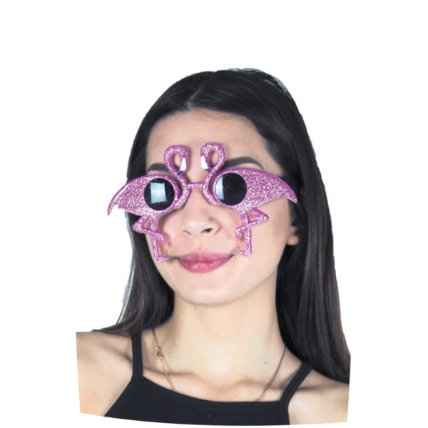 ACCESSOIRES DE FETE-LUNETTES-LUNETTES FLAMANT ROSE