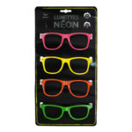 ACCESSOIRES DE FETE-LUNETTES-LUNETTES FLUO