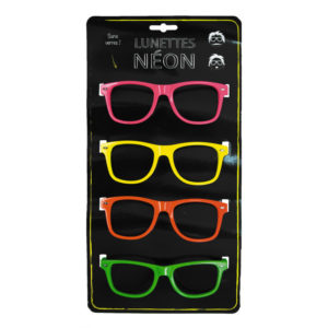 ACCESSOIRES DE FETE-LUNETTES-LUNETTES FLUO