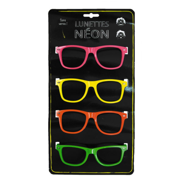 ACCESSOIRES DE FETE-LUNETTES-LUNETTES FLUO