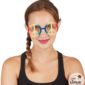 ACCESSOIRES DE FETE-LUNETTES-LUNETTES HIPPIE-LUNETTES HIPPIE MULTICOLORES-LUNETTES PEACE