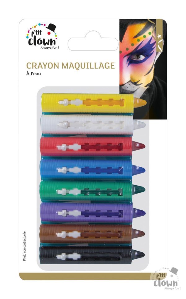 ACCESSOIRES DE FETE-MAQUILLAGE-MAQUILLAGE A L EAU-MAQUILLAGE ENFANT-CRAYON MAQUILLAGE