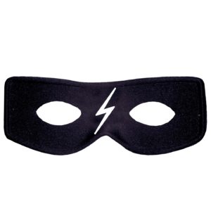 ACCESSOIRES DE FETE-MASQUE LOUP VENITIEN-MASQUE LOUP CAVALIER NOIR