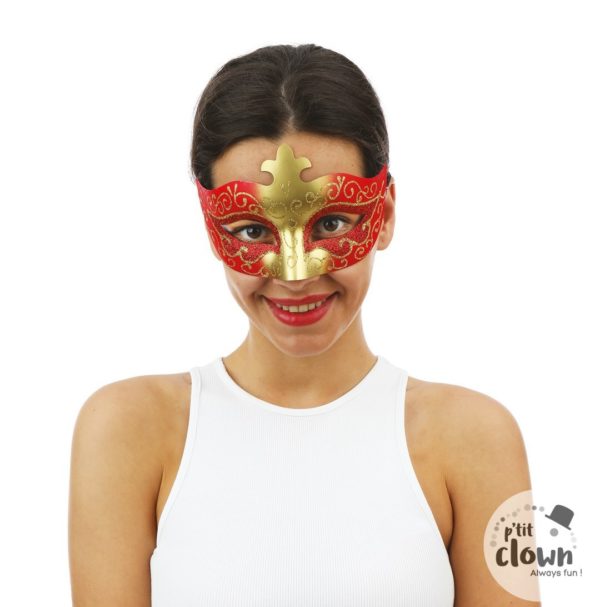 ACCESSOIRES DE FETE-MASQUE-MASQUE LOUP VENITIEN