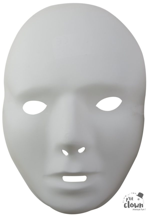 ACCESSOIRES DE FETE-MASQUE VISAGE BLANC-MASQUES-MASQUES VISAGE GARCON