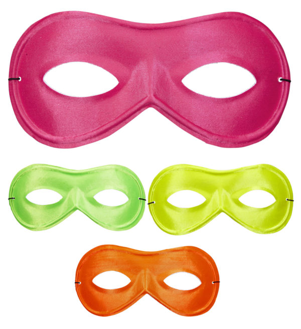 ACCESSOIRES DE FETE-MASQUES-MASQUE LOUP FLUO-MASQUE LOUP VENITIEN FLUO-MASQUE LOUP VENITIEN