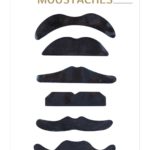 ACCESSOIRES DE FETE-MOUSTACHES-MOUSTACHE NOIRE
