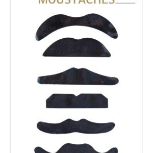 ACCESSOIRES DE FETE-MOUSTACHES-MOUSTACHE NOIRE