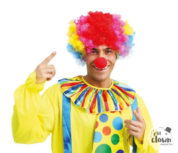 ACCESSOIRES DE FETE-NEZ DE CLOWN ROUGE-MOUSSE-CLOWN