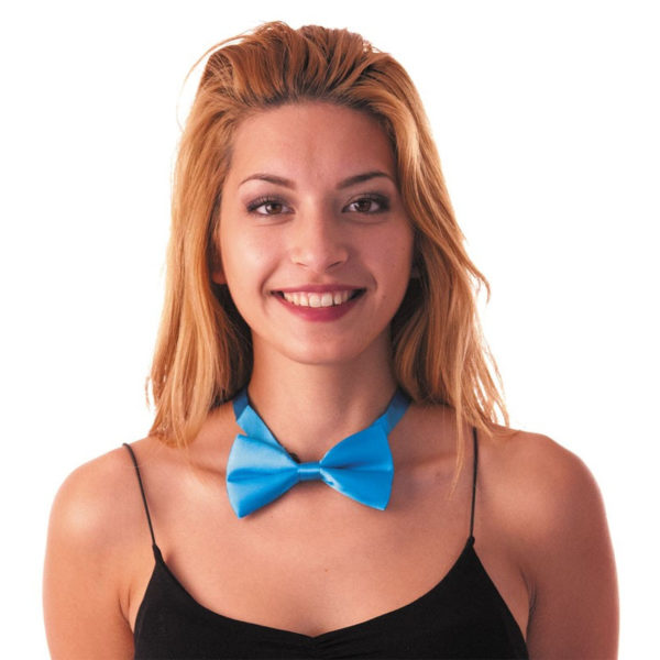 ACCESSOIRES DE FETE-NOEUD PAPILLON BLEU