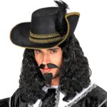 ACCESSOIRES DE FETE-PERRUQUE MOUSQUETAIRE-PERRUQUES-ACCESSOIRES MOUSQUETAIRE
