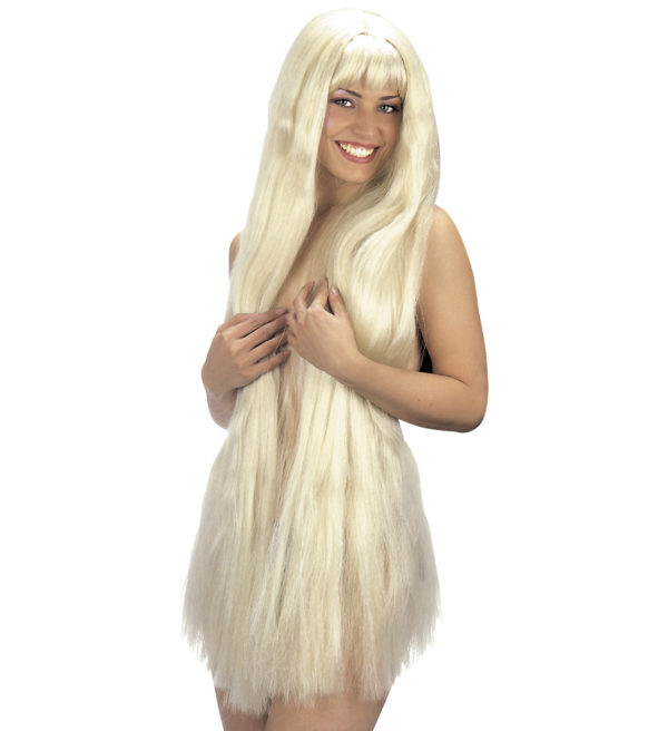 ACCESSOIRES DE FETE-PERRUQUES-PERRUQUE EXTRA LONGUE BLONDE