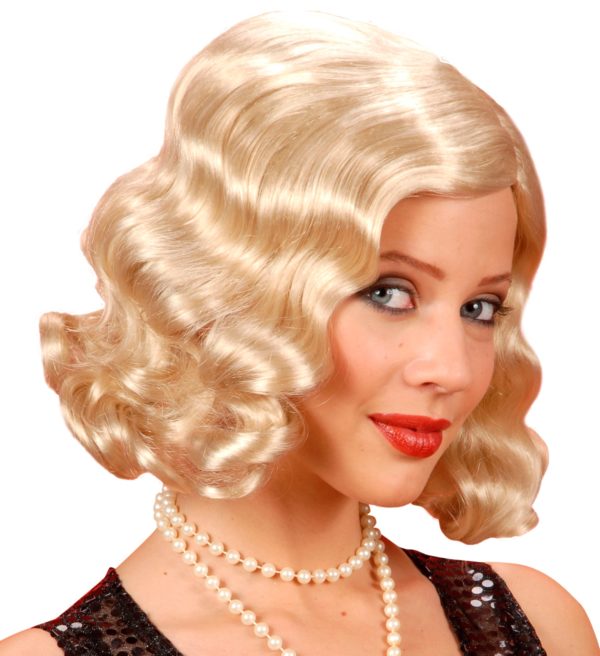 ACCESSOIRES DE FETE-PERRUQUES-PERRUQUE FEMME ANNEE 20-PERRUQUE ANNEES 20 BLONDE