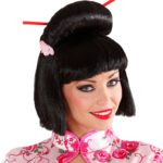 ACCESSOIRES DE FETE-PERRUQUES-PERRUQUE GEISHA