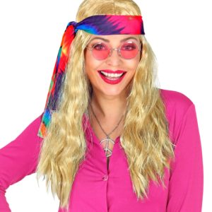 Perruque Hippie blonde – Image 3