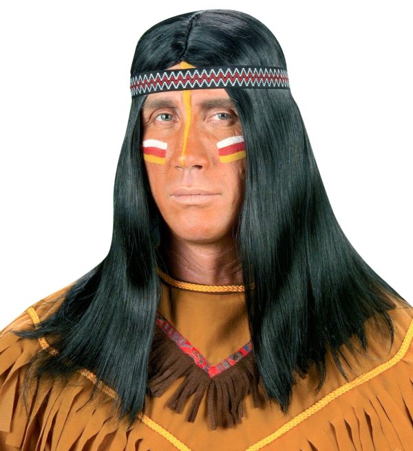 ACCESSOIRES DE FETE-PERRUQUES-PERRUQUE INDIEN
