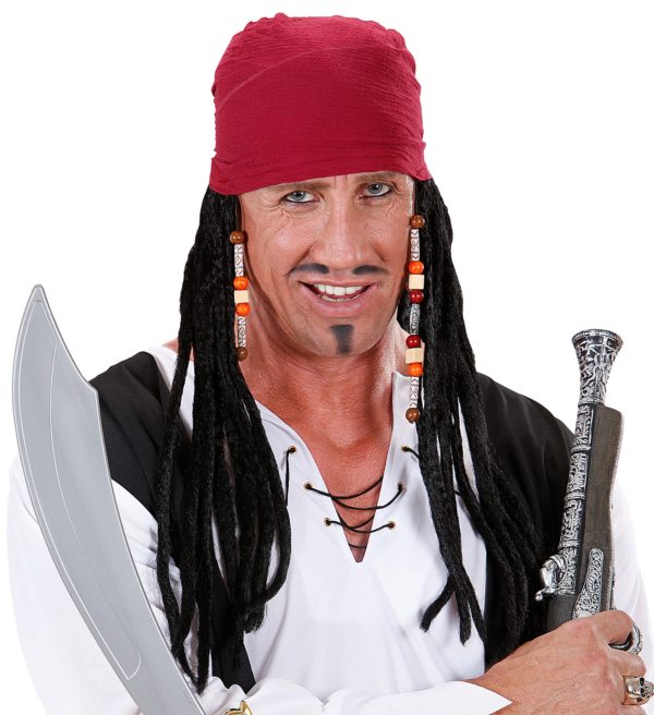 ACCESSOIRES DE FETE-PERRUQUES-PERRUQUE PIRATE-ACCESSOIRES PIRATE