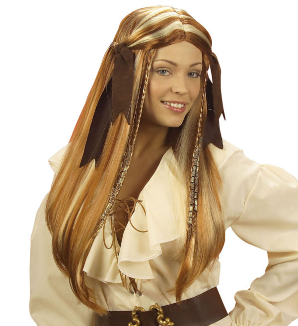 ACCESSOIRES DE FETE-PERRUQUES-PERRUQUE PIRATE-PERRUQUE PIRATE FEMME