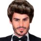 ACCESSOIRES DE FETE-PERRUQUES-PERRUQUE RICK BRUNE