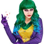 ACCESSOIRES DE FETE-PERRUQUES-PERRUQUES CLOWN MALEFIQUE FEMME-PERRUQUE JOKER FEMME